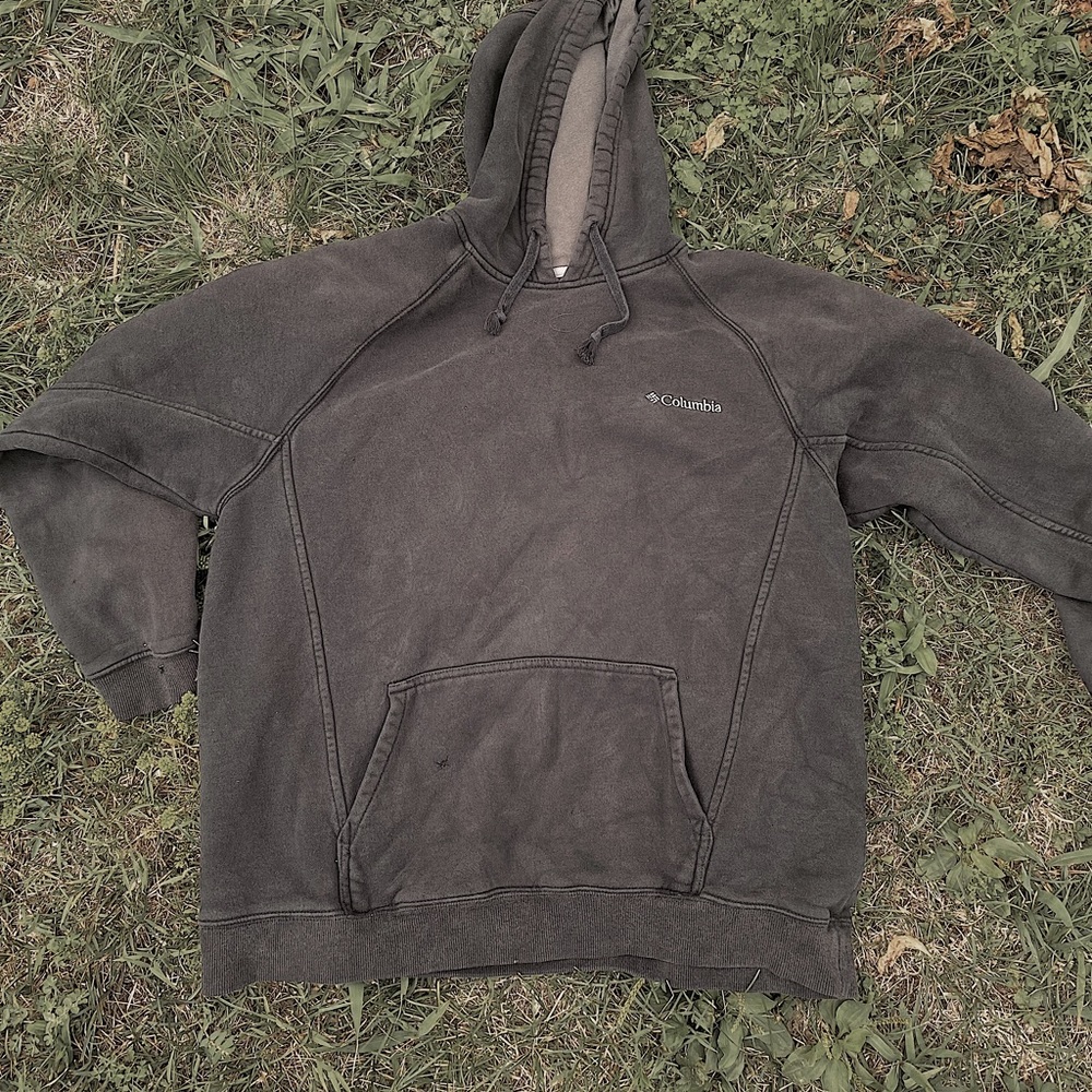 Columbia PreWorn hoodie, Dark grey/Black, Comfy MENS LARGE ⭐️